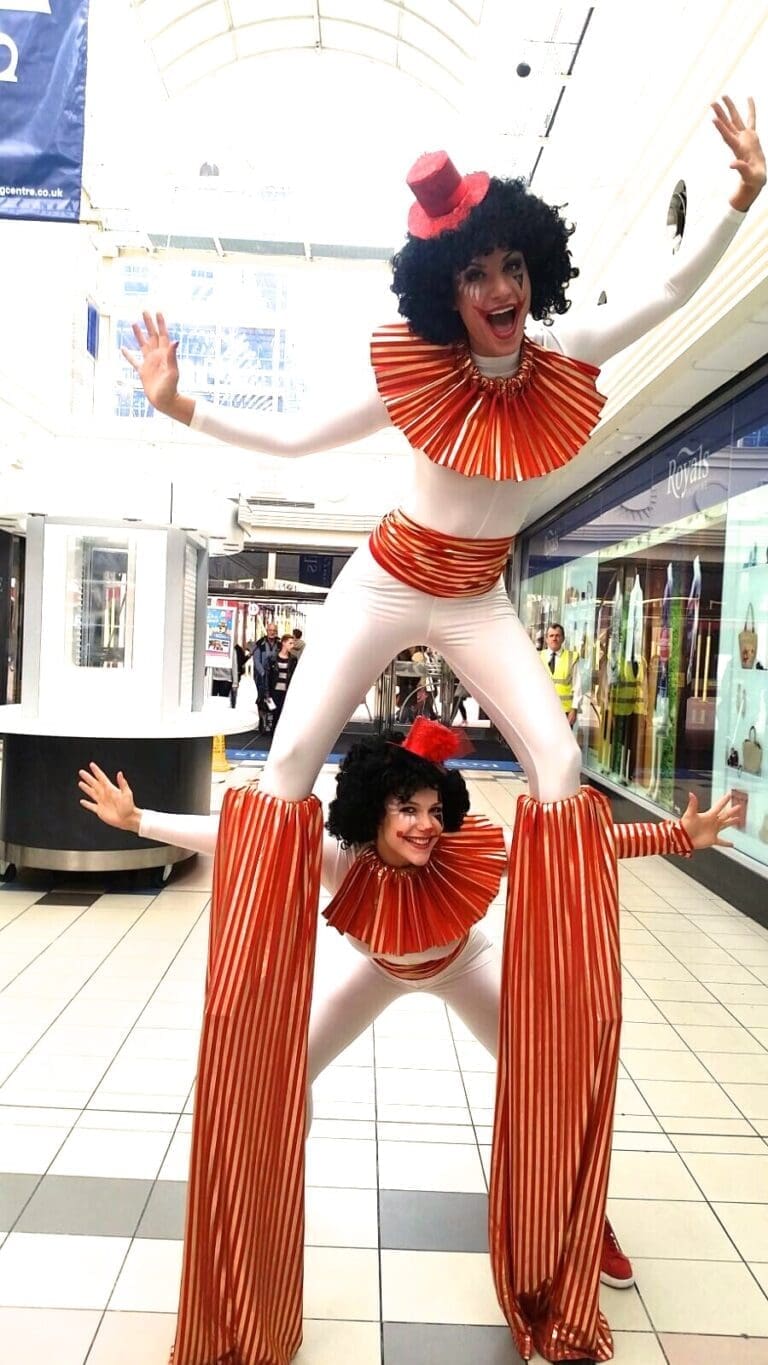 Copy of Stilt walking Clowns