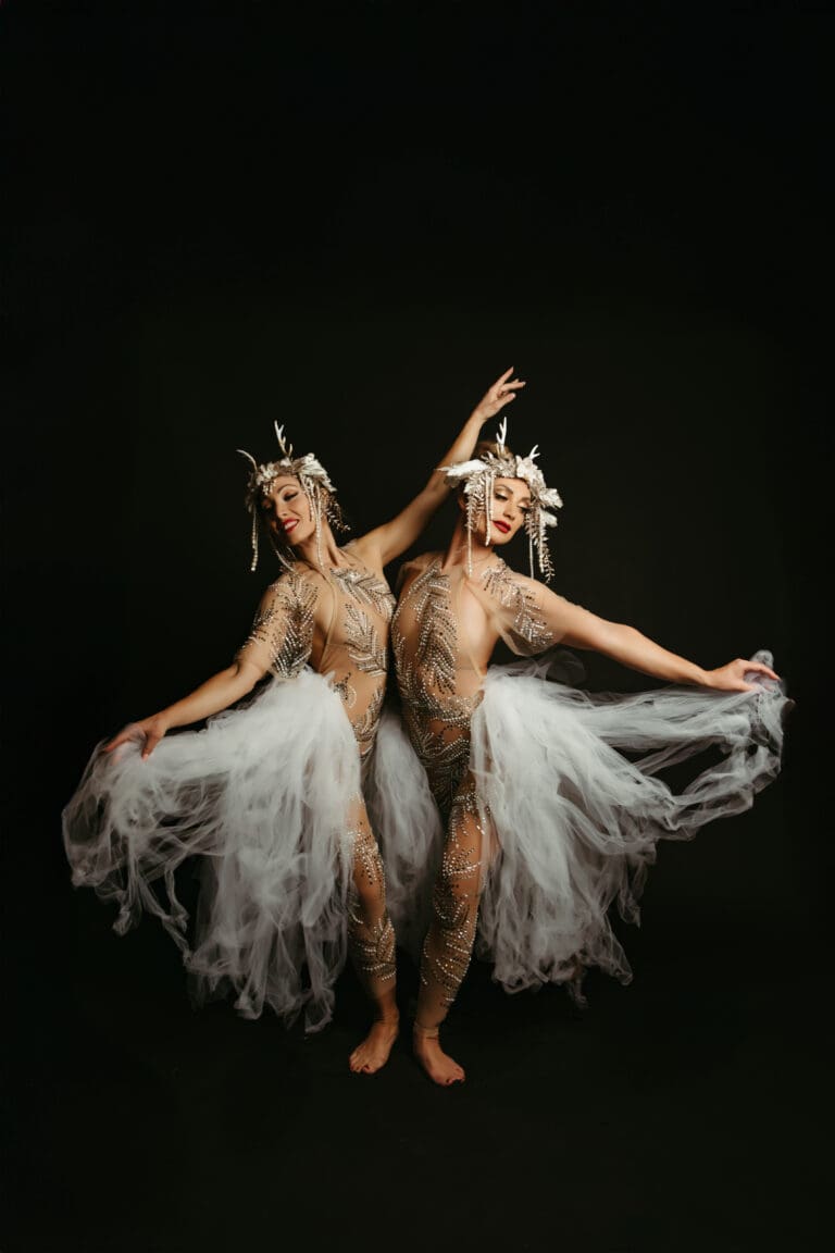 pearl creative two women posing for the camera